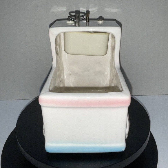 Vintage Ceramic My Neil Musical Truck Planter Truck Baby Nursery - Picture 2 of 7